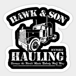 Hawk & Son Hauling Sticker